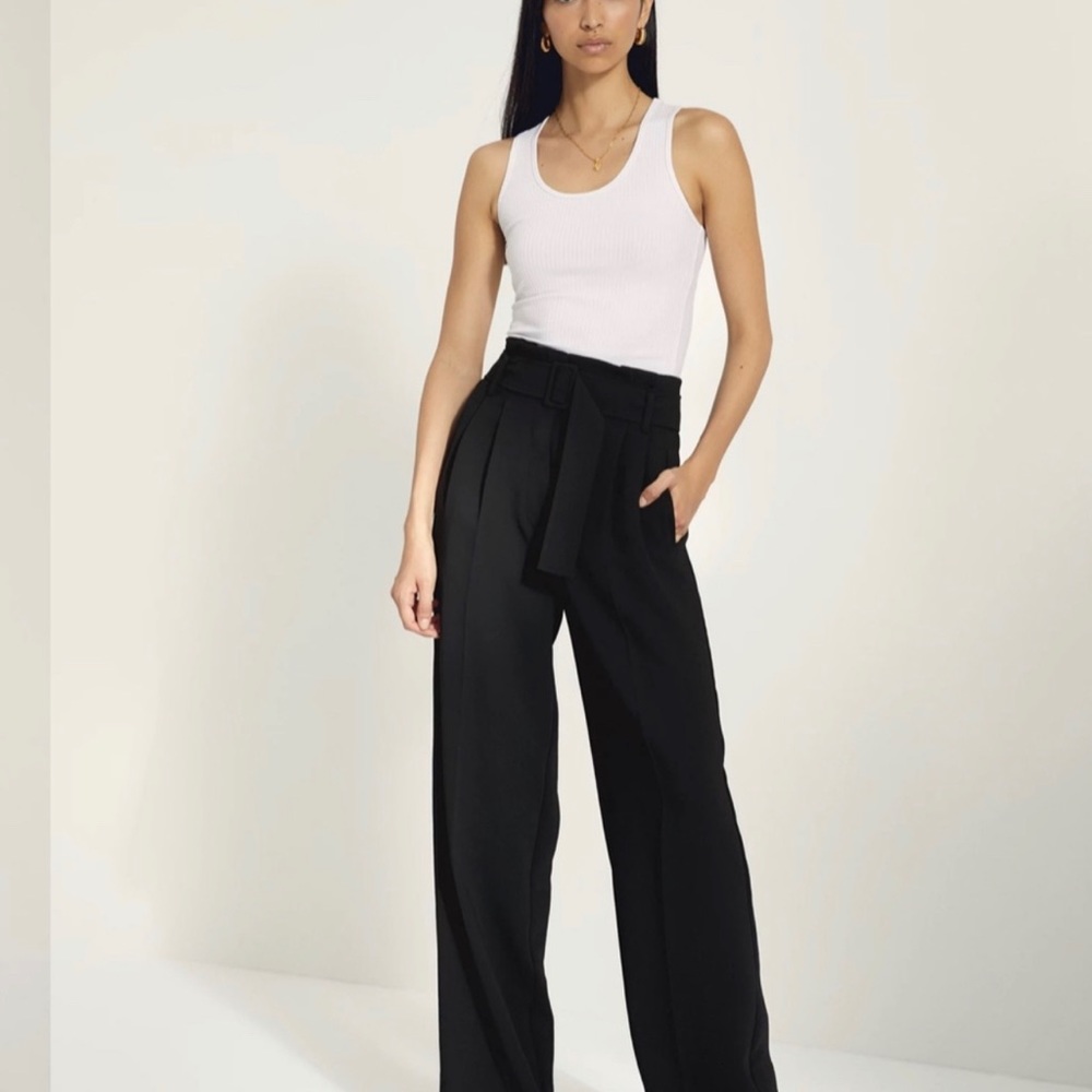 ARITZIA BELT BLACK PANTS